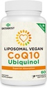 1000mg Liposomal CoQ10 Ubiquinol、60のビーガンSoftgels、高い吸収のUbiquinol CoQ10の補足、中心機能及びエネルギー生産のためのCoenzyme Q10の活動的な酸化防止の形態