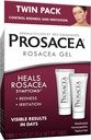 Prosacea - 顔のための薬用ロザセア治療 - ヒールロザセア症状の赤み、丘疹と炎症 - 香りのフリー - ツインパック - 2 0.75ozチューブ(1.5oz合計)