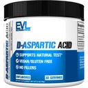 人のためのDのアスパラギン酸のテストステロン ブースター - 3120mg DAA DAA DAA DAAのD-アスパラギン酸の前のワークアウトの粉の筋肉造り手 3.12g -高められたドライブ効力および活力のための人の健康の補足-Unflavored
