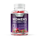 女性のための性質のプロバイオティクスによって造られるGummies 3の鋼片CFU、クランベリーの補足、消化器、免疫、腟及び尿の健康、棚の馬小屋、60のガミ