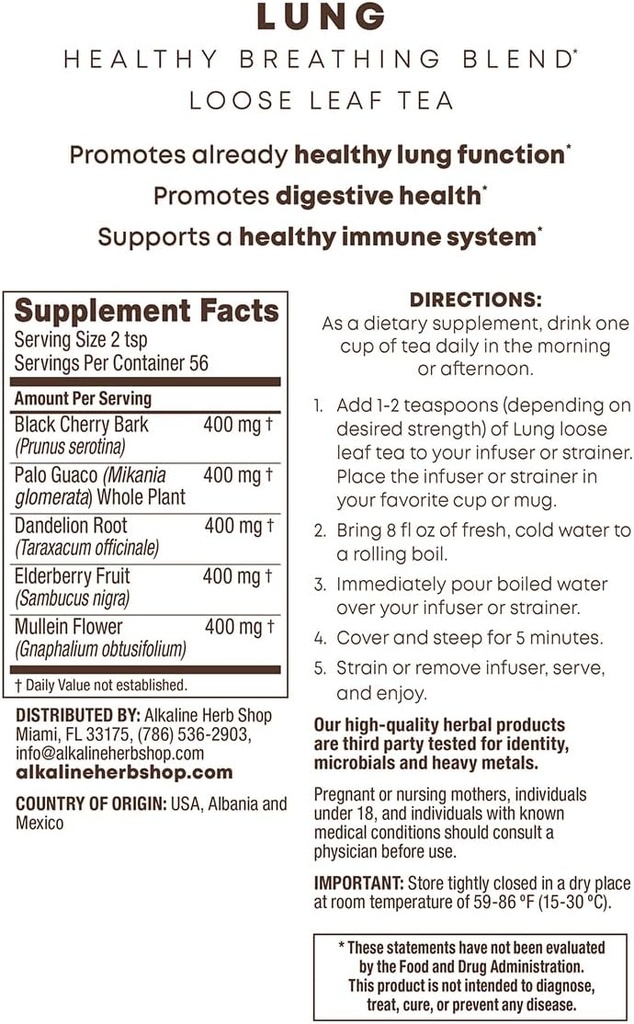 アルカリンハーブショップTranquility Bundle - 肝茶サプリメント(ハッピー肝臓茶)、ルンティーサプリメント(ハッピールンティー)、エルダーベリーティーサプリメント