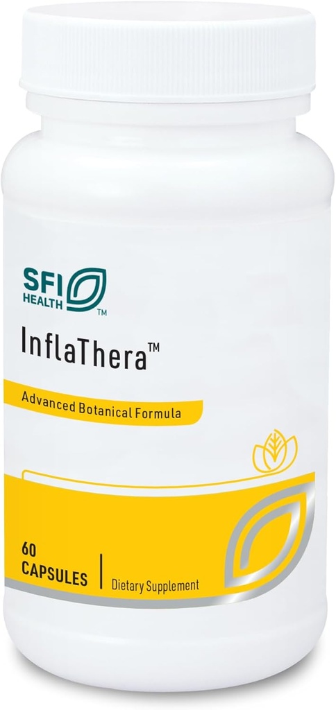 Klaire Labs SFI Health Inflathera - ターメリック&ノットイードとPhytonutrientブレンド、炎症反応をサポートするための設計(60カプセル)