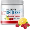 Dr. Boz - Keto BHBパウダー - ラズベリーレモネード、20サービング - Ketones Drink - 増加エネルギーと削減舗装 - 最大強度栄養補助食品 - 品質試験 - アメリカ製 - 9.6oz(272g)