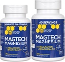 自然な積み重ねのMagtechのマグネシウムの価値束-Magtein L-Threonateを特色にする3つの形態-サポート弛緩および頭脳の健康* - 270の合計のカプセル