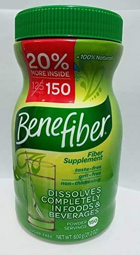 Benefiber 100%の自然な繊維の補足- 150は600g 21.2 Ozの砂糖を放します