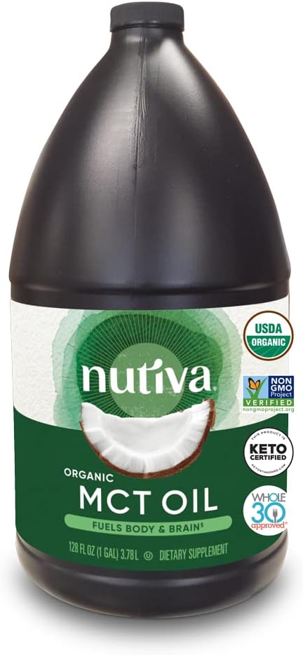 Nutiva オーガニック MCT オイル, 128 Fl Oz