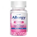 HealthA2Z® アレルギー救済 | ジフェンヒアラミン HCL 25mg | 抗ヒスタミン | かゆみのある喉からの救済 | かゆみ、鼻水 | 屋内・屋外アレルギー (200 個入り)