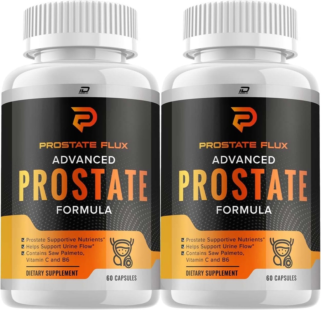 ProstateFlux 高度なフォーミュラカプセル、ProstateFlux ウェルネスフォーミュラ、正常なぼうこうと機能の完全なサポート、前立腺フラックスレビュー(2パック - 120カプセル)