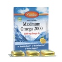 カールソン - 最大オメガ2000グラブ+ゴーパック、2000 mg Omega-3s、ワイルドキャッチ、ノルウェーの魚油サプリメント、持続的に供給された魚油カプセル、レモン、30 Softgelパック