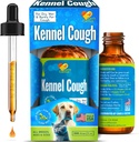 犬と猫のための犬の咳の治療は、Sneezing、喉の刺激とアレルギーに役立ちます - Calendula Breeds Careと呼吸サポートのための自然な犬の咳の治療 - 2オンス