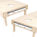 Barcalooのトウモロコシホールのスコアボードの金属のステッカーはトウモロコシ・ホール板のための2つの磁気スコアのキーパーと死にます