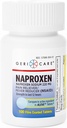 GeriCare Naproxenナトリウムのタブレット、220mg (100の計算) - 頭痛、関節炎、筋肉痛、月経のけいれんのためのNSAIDの余分強さの痛みの軽減-フィルム上塗を施してあるNaproxen、反炎症性及び熱の減力剤