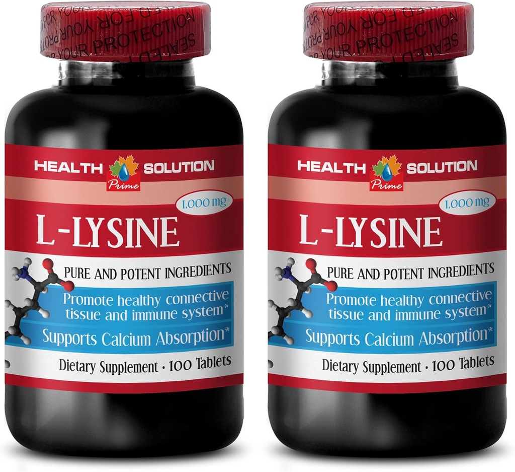 L-lysine 1000のmgのタブレット- L-LYSINE 1000MG -健康な皮- l-lysineのタブレット- l-lysine 1000mgのタブレット- l-lysineの補足- l-lysineの軟膏- lysine 1000mgのタブレット、2本のびん200のタブ