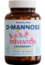 クランベリーDマンノーゼカプセル - クランベリー、ハイビスカス&タンポ、2000 mg /日 - 尿路の健康と快適さをサポート - 120ベジギーカプセル