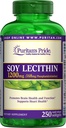Puritan's Pride Soy Lecithin 1200 mg 250 の急速な解放のsoftgels