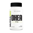 NutraBio DHEA サプリメント - 男性と女性のための - DHEA (25 mg) 120 カプセル