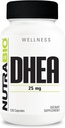 NutraBio DHEA サプリメント - 男性と女性のための - DHEA (25 mg) 120 カプセル
