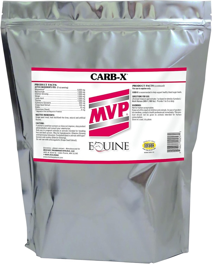 Med-Vet Pharmaceuticals Carb-X (10lb) Glucose Metabolism Support…