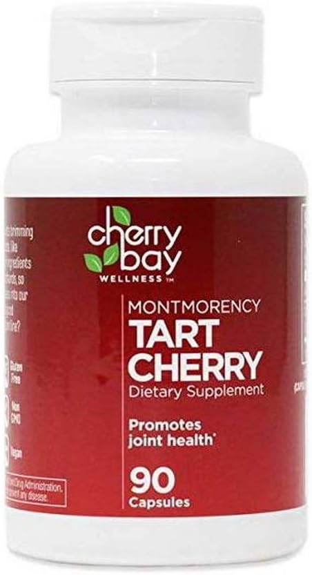 モンモーテンシータルタル チェリー サプリメント 480mg | 90 カウント | 非GMO & グルテンフリー | 共同健康をサポート