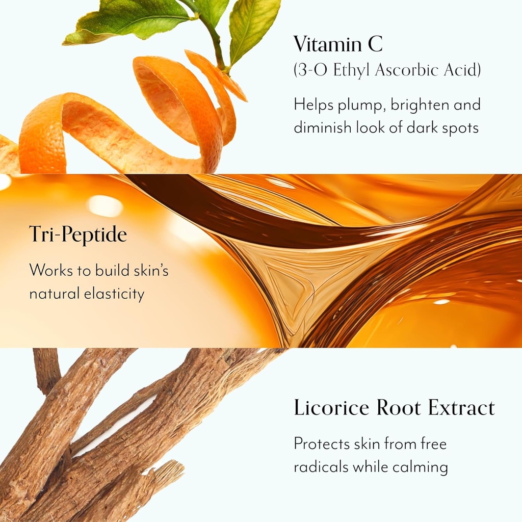 ブリス明るいアイデアビタミンCセラム&アイクリームデュオ - 明るく、水和 - アンチエイジングセラム、ファインラインを削減 - クリーン、ビーガン&クリュイフリー