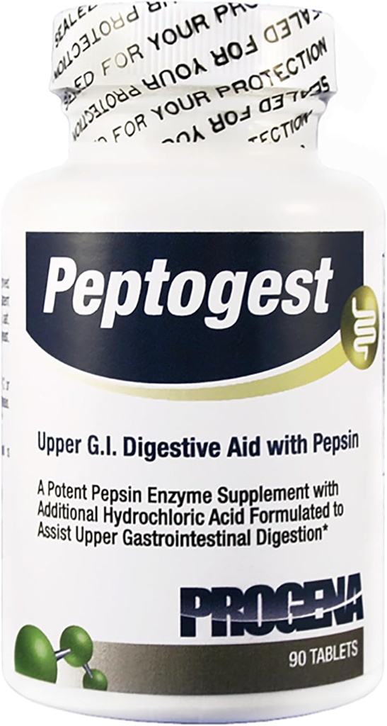 PROGENA - Peptogest - アッパーG.I.消化補助金(90カプセル)