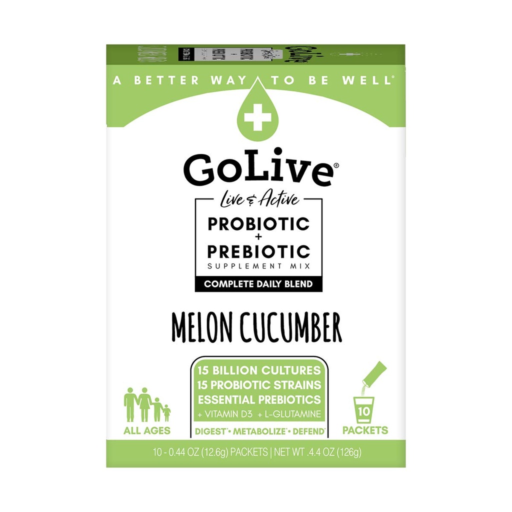 大人および子供、メロンおよびキュウリ、10ctのためのGoLive Probiotics大人および子供、医者およびDigestive健康のためのプレバイオティクス繊維、推薦される医者およびDiitians