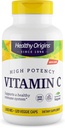 Healthy Origins Vitamin C 1,000 mg (Non-GMO Tested, High Potency, Immune Support, Vegan), 120 Veggie Caps