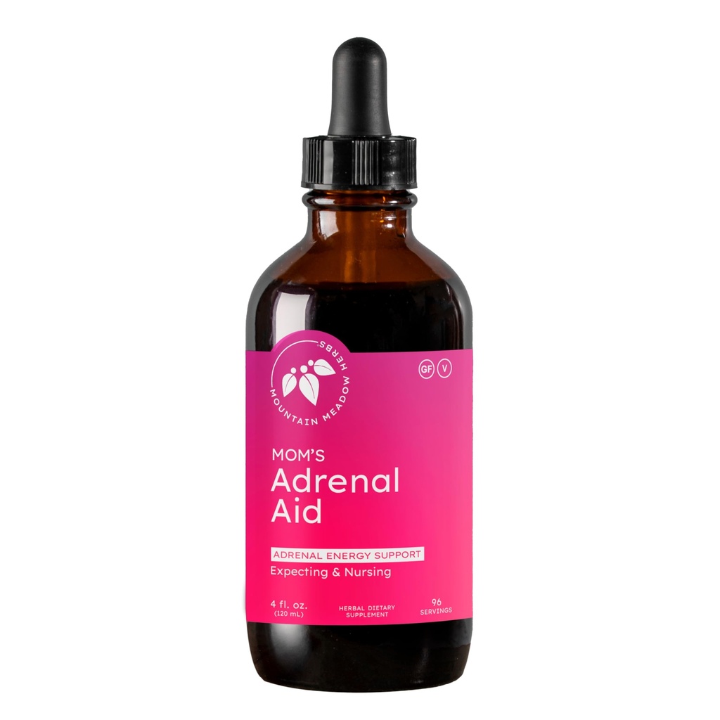 マウンテンMeadowハーブママのAdrenal Aid – 液体ハーブサプリメント, 女性のための自然な副腎サポート, 期待のために安全 & 授乳ママ, エネルギーをブースト, 疲労を軽減 & ホルモンバランス4ozをサポート