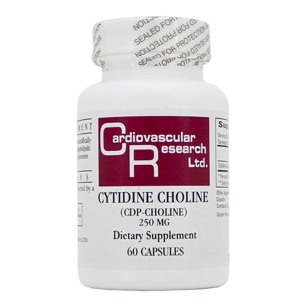Cytidine Choline/CDP 250mg 60の帽子 - 生態学の方式/循環の研究