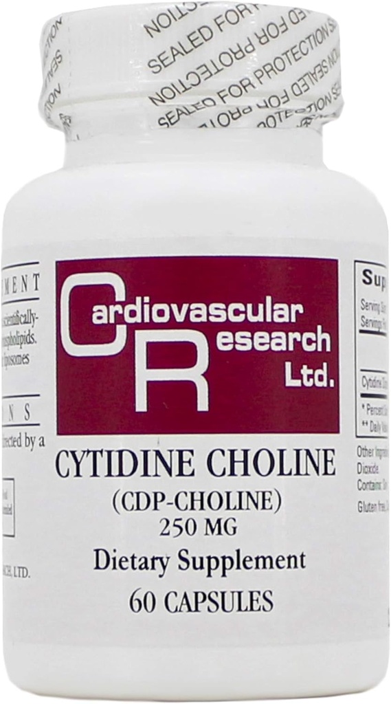 Cytidine Choline/CDP 250mg 60の帽子 - 生態学の方式/Cardiovascular リサーチ
