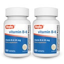 ラグビービタミンB-6錠 - ビタミンB6の25mg - サプリメント - 100カウント(2パック)