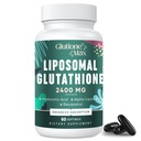 8-in-1 Liposomalのグルタチオン2400のMGの高吸収の酸化防止方式– Hyaluronic酸と、アルファ リポ酸、Resveratrol -皮、レバーのデトックス及び免疫システム、60のSoftgels