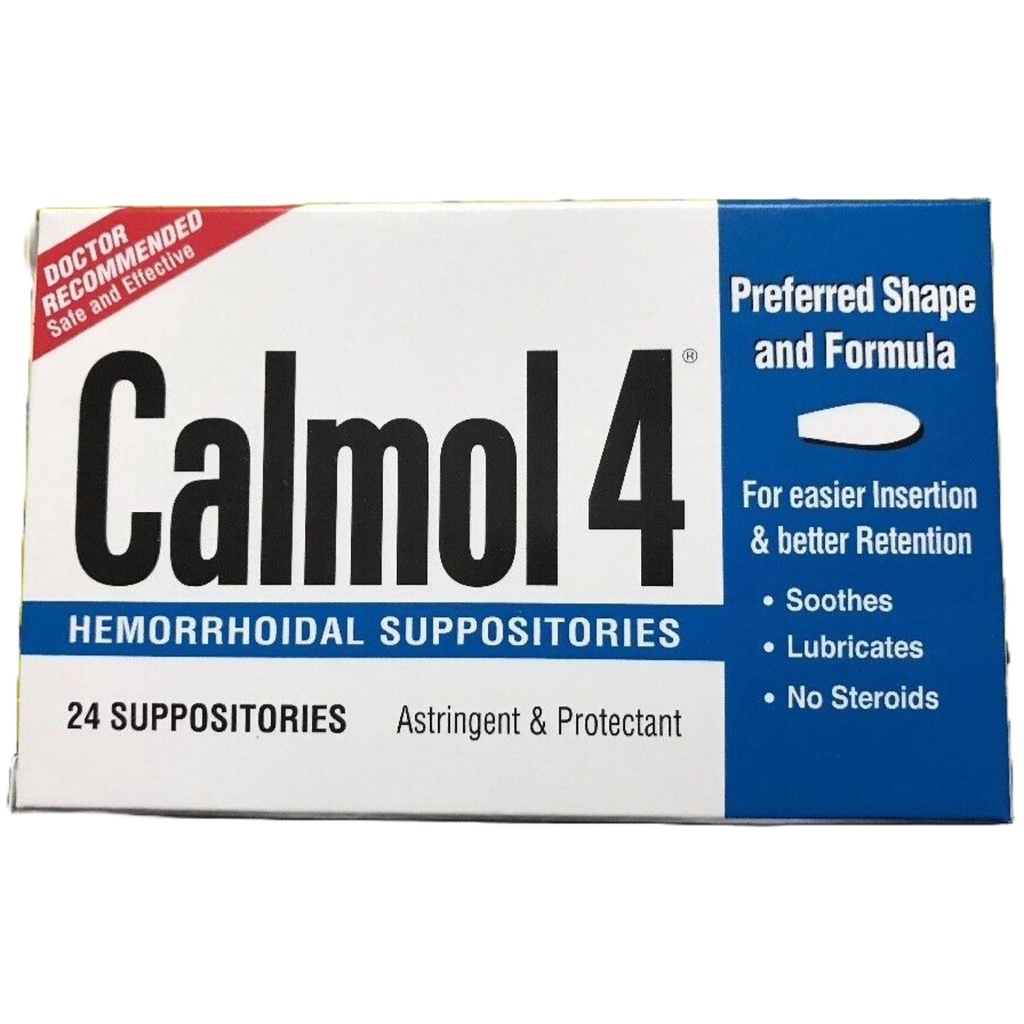 Calmol 4 の炭酸塩の自然な原料、24 の計算が付いている痔の坐骨