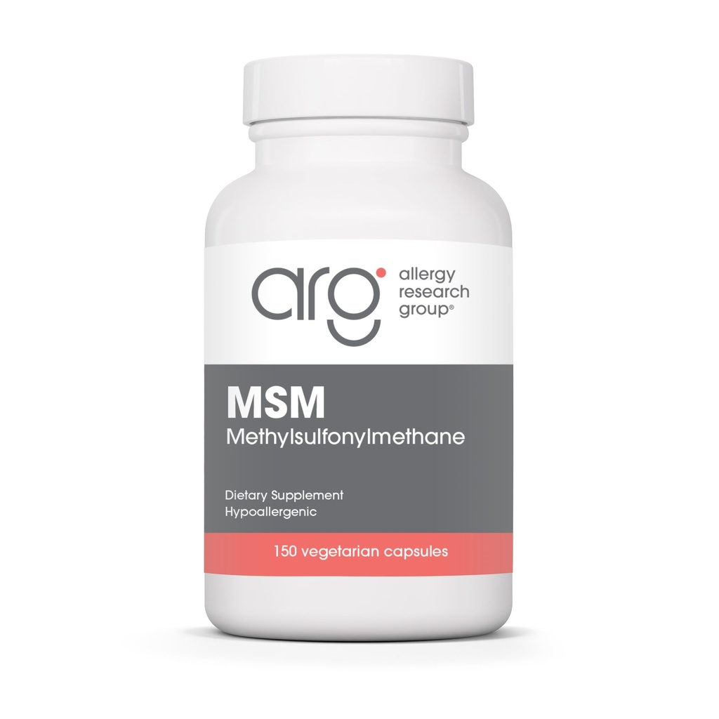 アレルギー研究グループMSMの補足-MSMの毛の成長のためのカプセル、健康な毛のためのMethylsulfonylmethane、皮及び釘、サービングごとの500のmg - 150のベジタリアンのカプセル