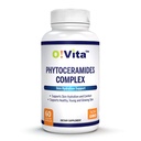 Phytoceramideの複合体、皮の修理および若返り、反老化サポート、ビタミンC、B-6およびB-12の2か月の供給(60の非GMOの液体のカプセル)が付いている植物由来のセラミド