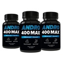 男性と女性のためのAndro400テストステロンサポート - トンカットアリ、L-アルギニン&L-シトルリン - エネルギー、バイタリティ&パフォーマンス - 180カプセル、180日の供給