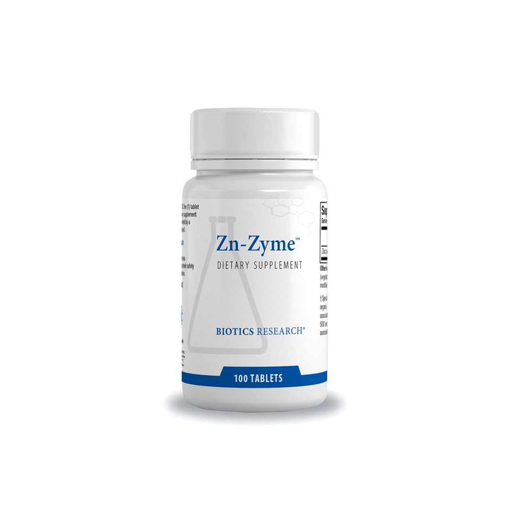 バイオティクス研究Zn-Zyme - 15 mg亜鉛、免疫システム、最適な細胞機能、消化器、組織の健康サポート100タブをサポート