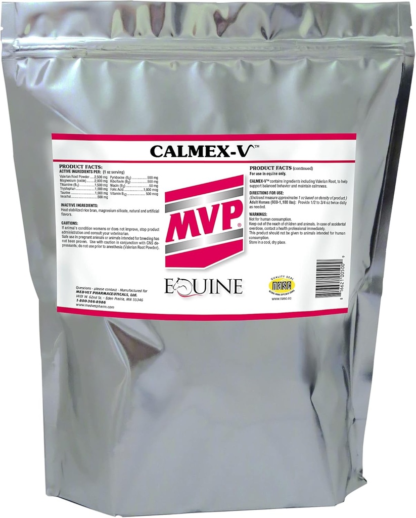 馬のためのCalmex-V (10lb) Calmingサポート。