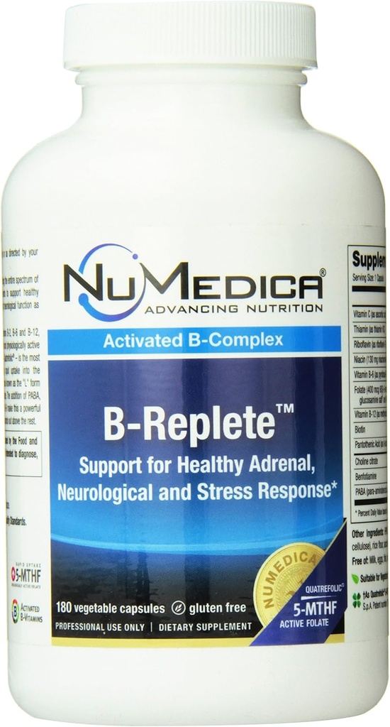 NuMedica B-Replete サプリメント 180 野菜カプセル