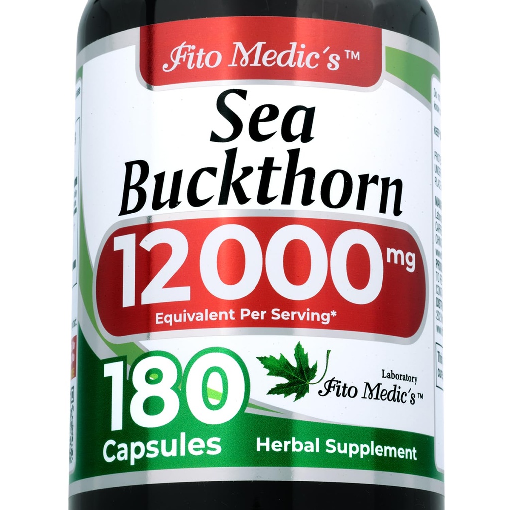 ラボ | シーバックソーン |180 カプセル | 12000 MG | オメガ 7 海のバックソーン | シーバックソーン サプリメント | オメガ 7 サプリメント | 超高吸収
