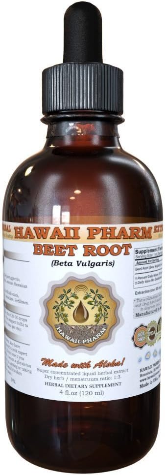 Hawaii Pharm Beet Root (Beta Vulgaris) Liquid Extract 4 oz