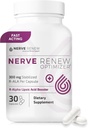NERVE RENEWオプティマイザ - 栄養補助食品 - 30カプセル - 天然の神経不快なサポートのためのカプセルあたり300mg安定Rアルファリポ酸 - 迅速な吸収 - 安全かつすべての自然