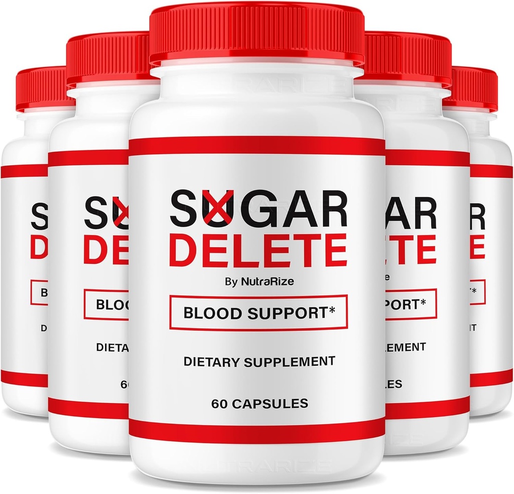 NutraRize (5パック) 砂糖はカプセル、全体的な健康のための公式サポート方式、砂糖の削除の丸薬を健康で安定したレベルを維持するために削除します、Premium SugarDelete Pastillas Review (300カプセル)