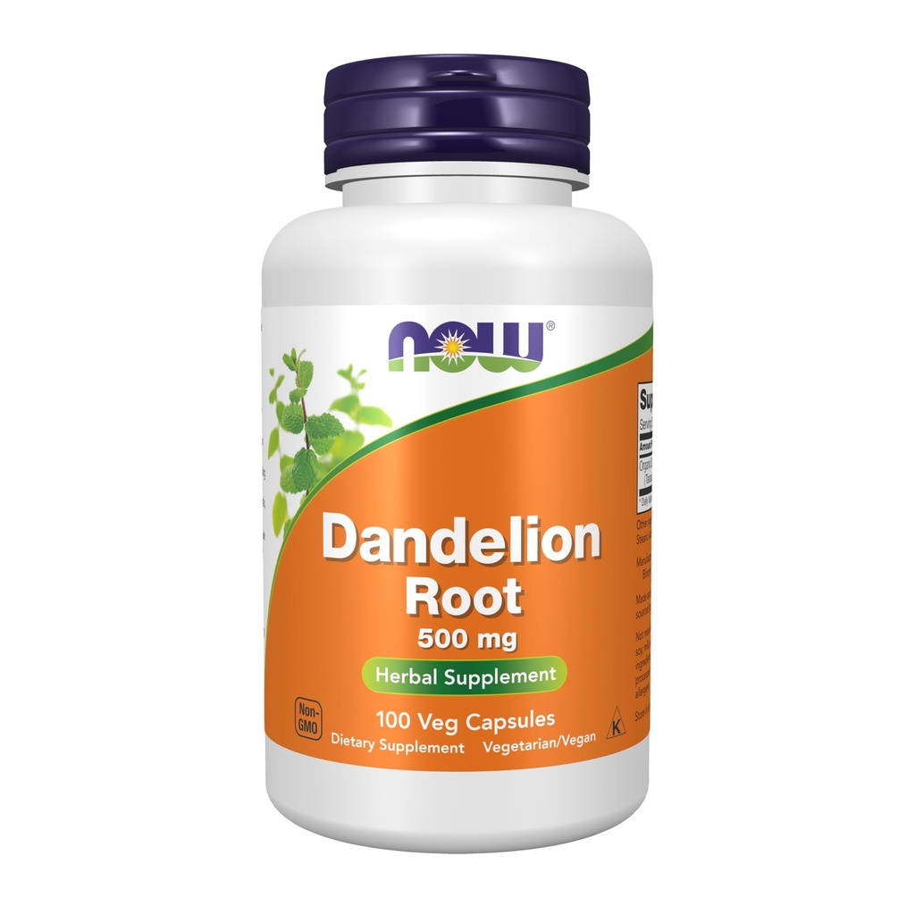 NOWの食糧補足、Dandelionの根(Taraxacumのofficinale) 500のmgの食事療法のための草の補足、100の野菜のカプセル