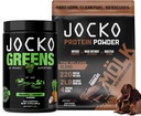 Jockoの燃料2のパックの束-Jockoの緑の粉+チョコレートMölk蛋白質の粉