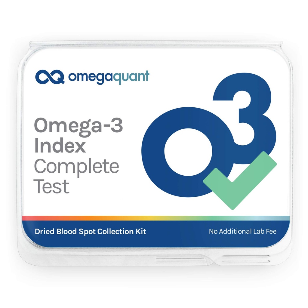 Omega Quant Omega-3 インデックス完全脂肪酸プロファイル血液検査キット | 含まれています - Omega-3s、オメガ-6s、飽和脂肪、単価脂肪、トランス脂肪 | 1 完全なホームキット