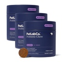 PetLab Co. 犬のためのプロバイオティクス, サポート腸の健康, 時折糖尿病, 消化の健康 & 季節のアレルギー - ポーク風味 - 30 柔らかい咀嚼 - 包装 5 月 Vary (品種 3- パック)