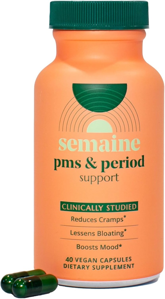 PMS&期間の救済 - 月経クランプ救済:これ以上の期間のランプ、気分のスイング、またはブロッキング。 ハッピーホルモンと期間救済のためのPMSサプリメント。 (40 カウント)