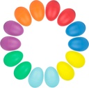 SallyFashion 14PCSのプラスチック卵のシェーカー セット、パーカッションの器械の子供音楽学習DIYの絵画のための音楽卵のマラカス