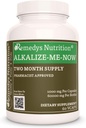 Remedyの栄養はMe Nowをアルカライズします | 1,000 mg, 60 ビーガンカプセルハーブサプリメント | 2ヶ月の供給